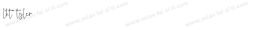 lht tyler字体转换